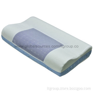 Thermo Gel Pillow with Lavender Fragrance, Air Channel Cut for Foam